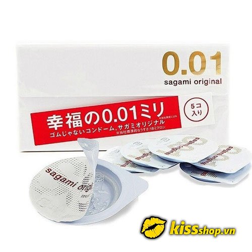 Bao cao su siêu mỏng Sagami Original 0.01 giá rẻ